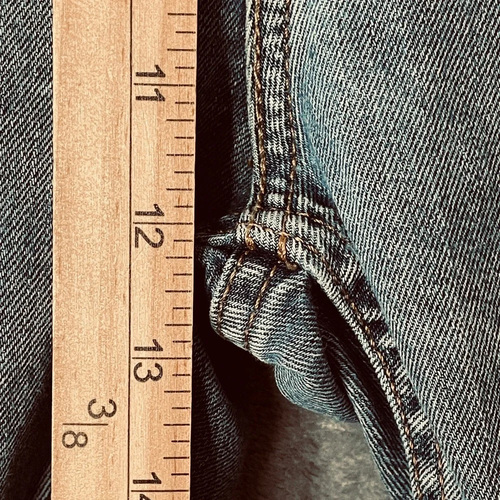 Levi's‎ 505 Jeans Mens 38 x 30 Light Wash Straight Leg Red Tab 5 Pocket Casual